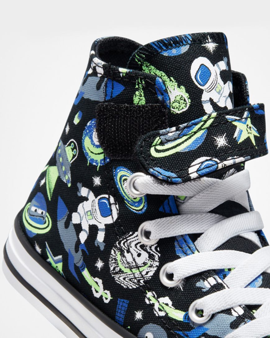 Tenis Converse Chuck Taylor All Star Easy-On Space Cruiser Cano Alto Menino Pretas Azuis Verdes | PT Y04T375